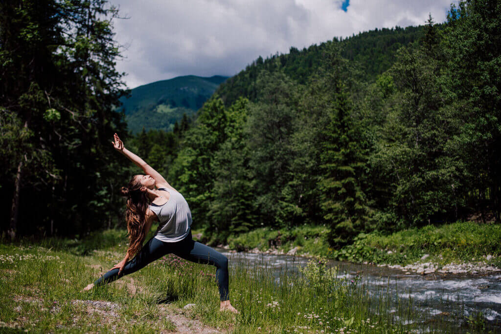 mountain yoga and meditation teacher in the french alps