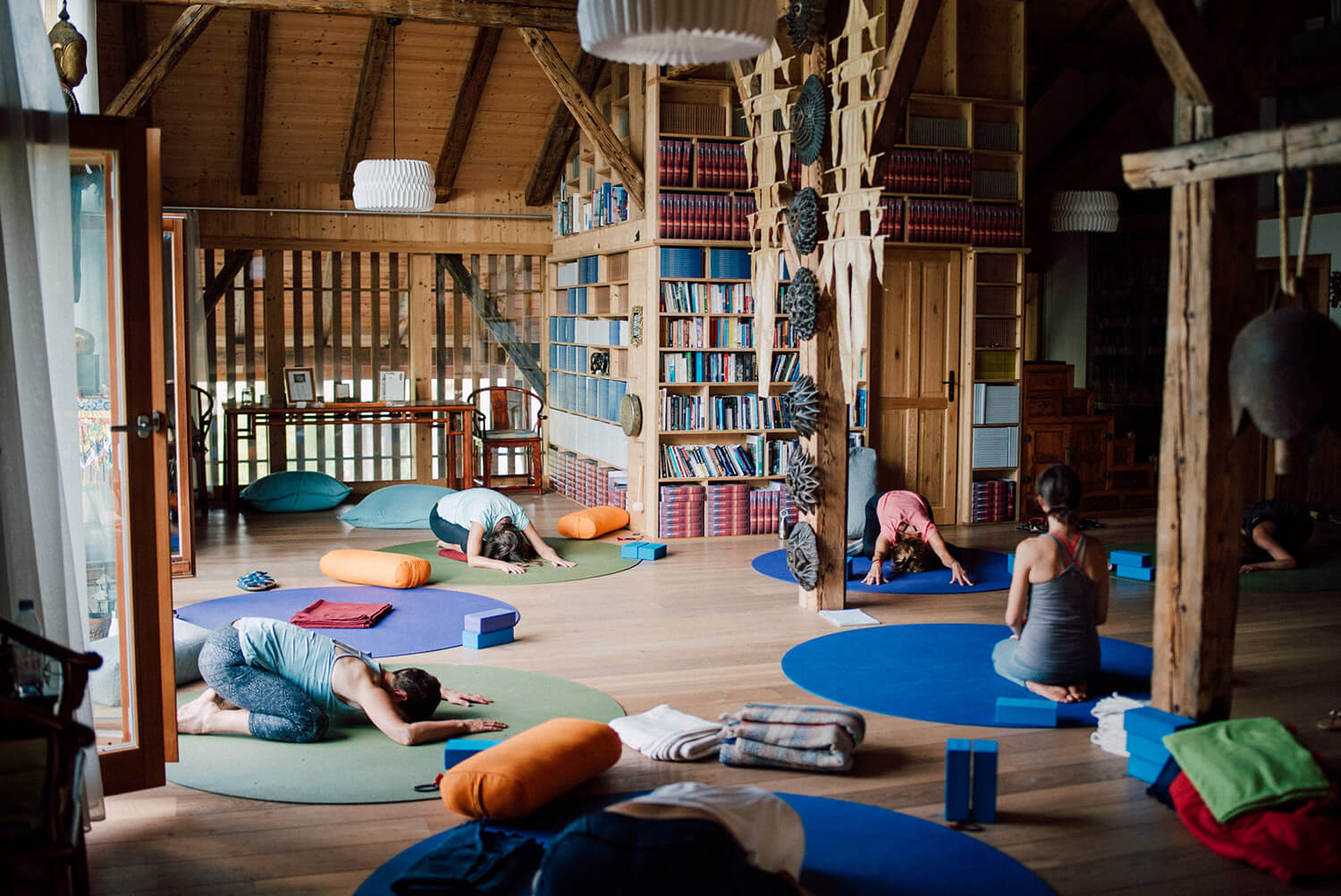 yoga retreat in the French Alps