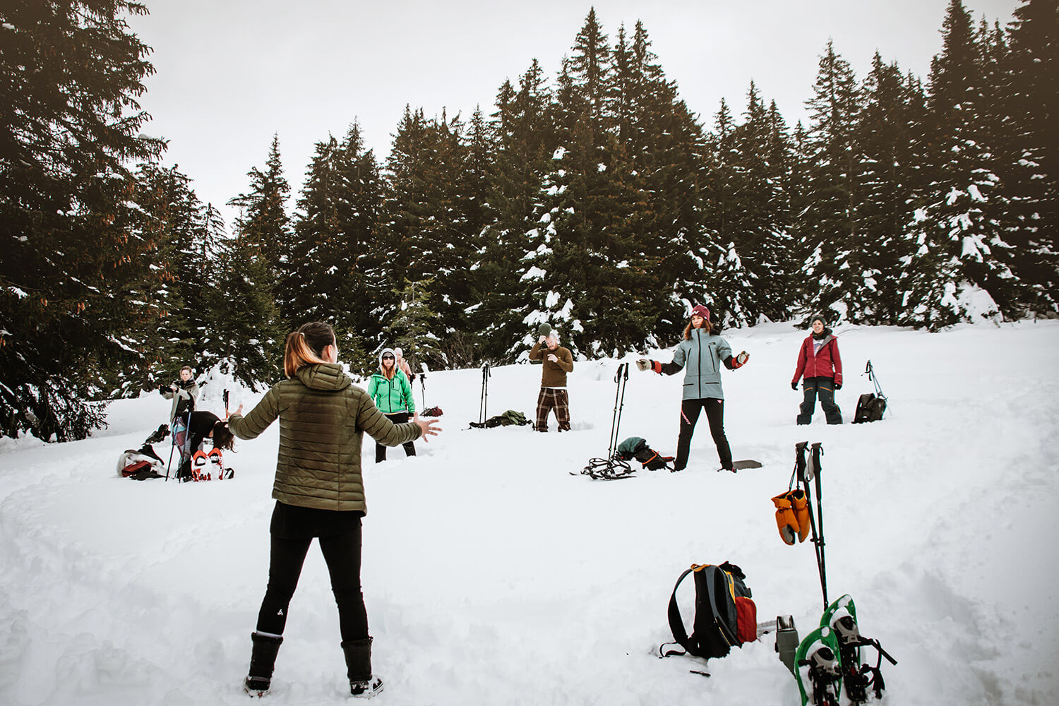 Yoga & Snowshoeing Retreat in the French Alps
