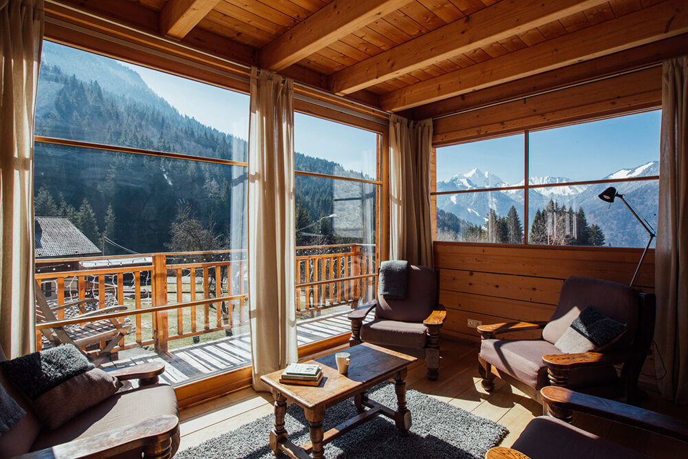 Retreat accommodation near Geneva in the Alps