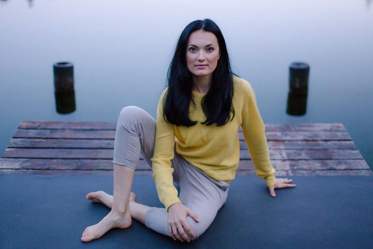 Elena Sparkling yoga retreat in Switzerland