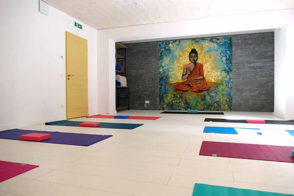 Yoga & Meditation studio near Geneva for a retreat in the Alps