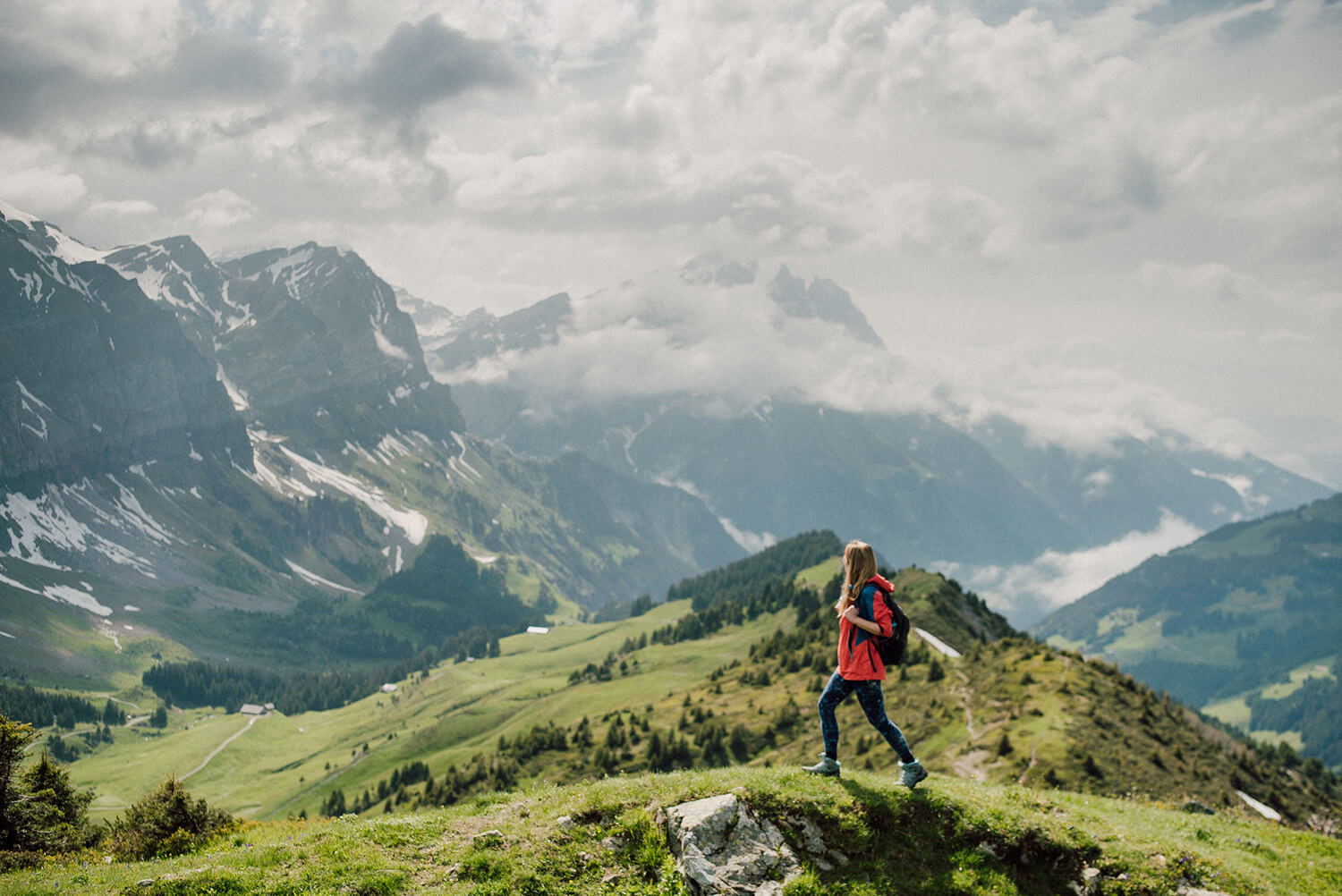 Mindful hiking in the Alps