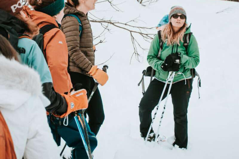 Snowshoeing guide in Morzine