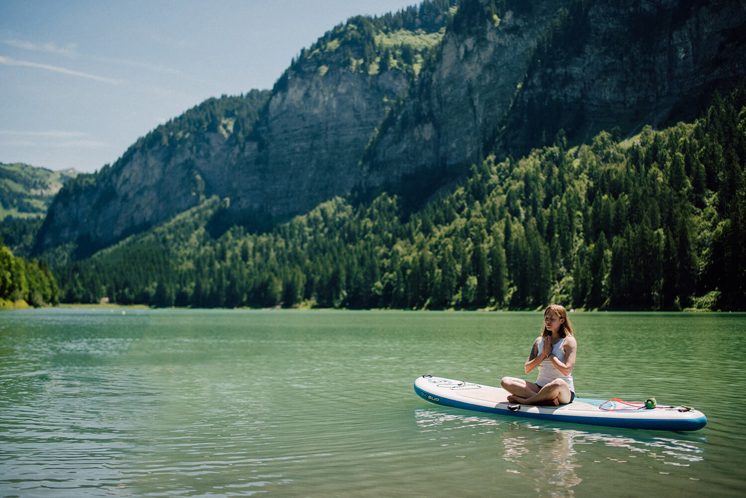 sup yoga retreat in the French Alps