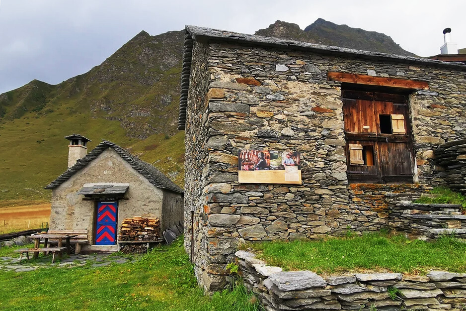 Hiking hut to hut in Ticino in the French Alps