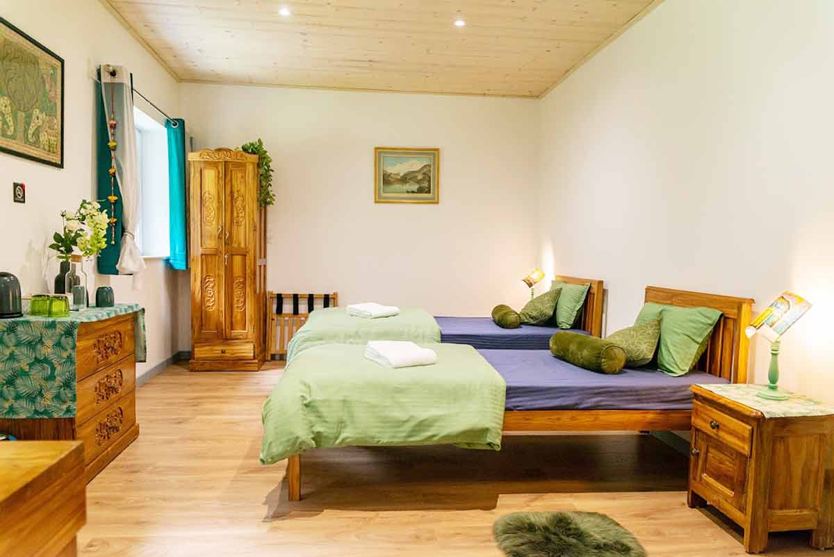 Yoga & Meditation retreat accommodation in the mountains near Geneva