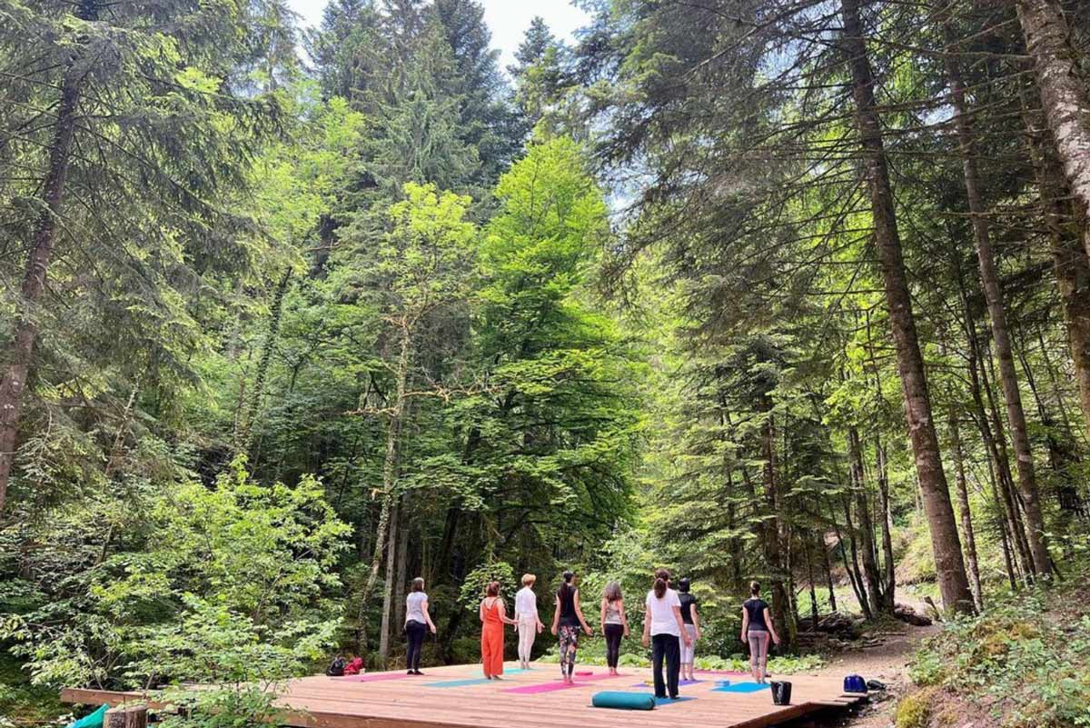 Yoga Retreat in nature in the Alps