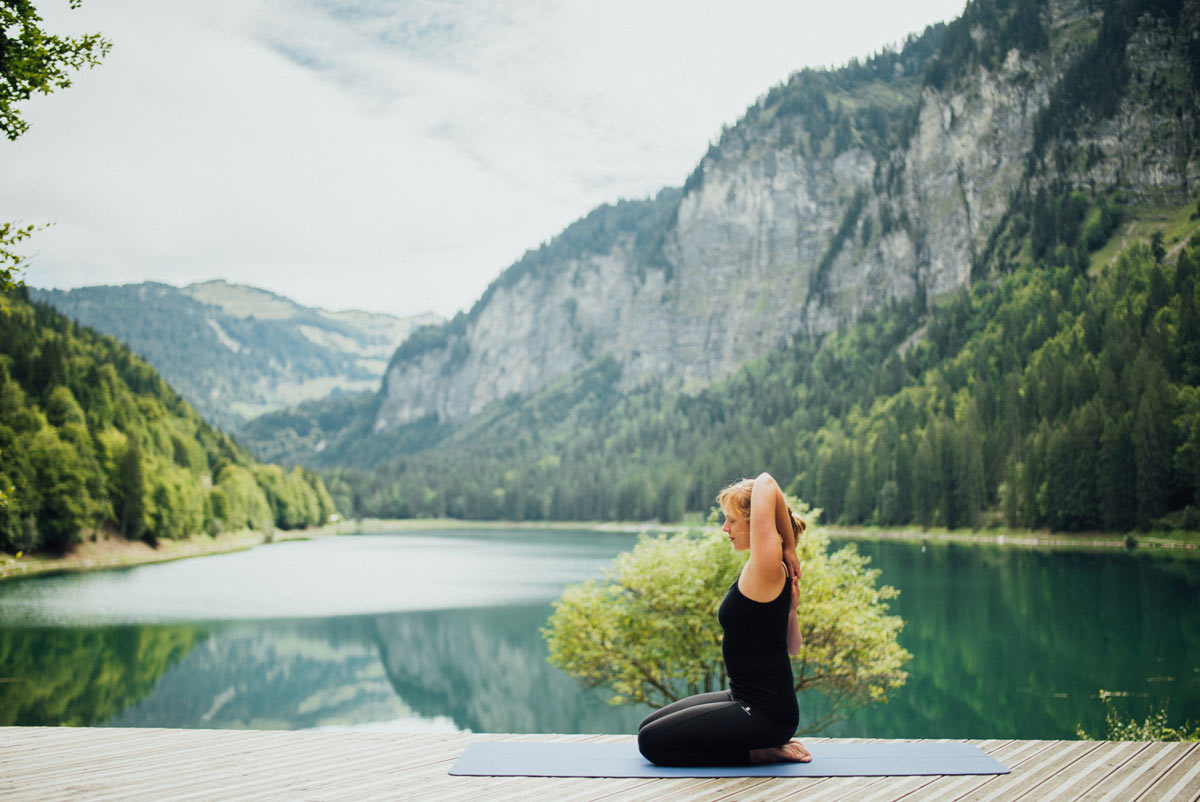 Yoga retreat in the Alps in Europe