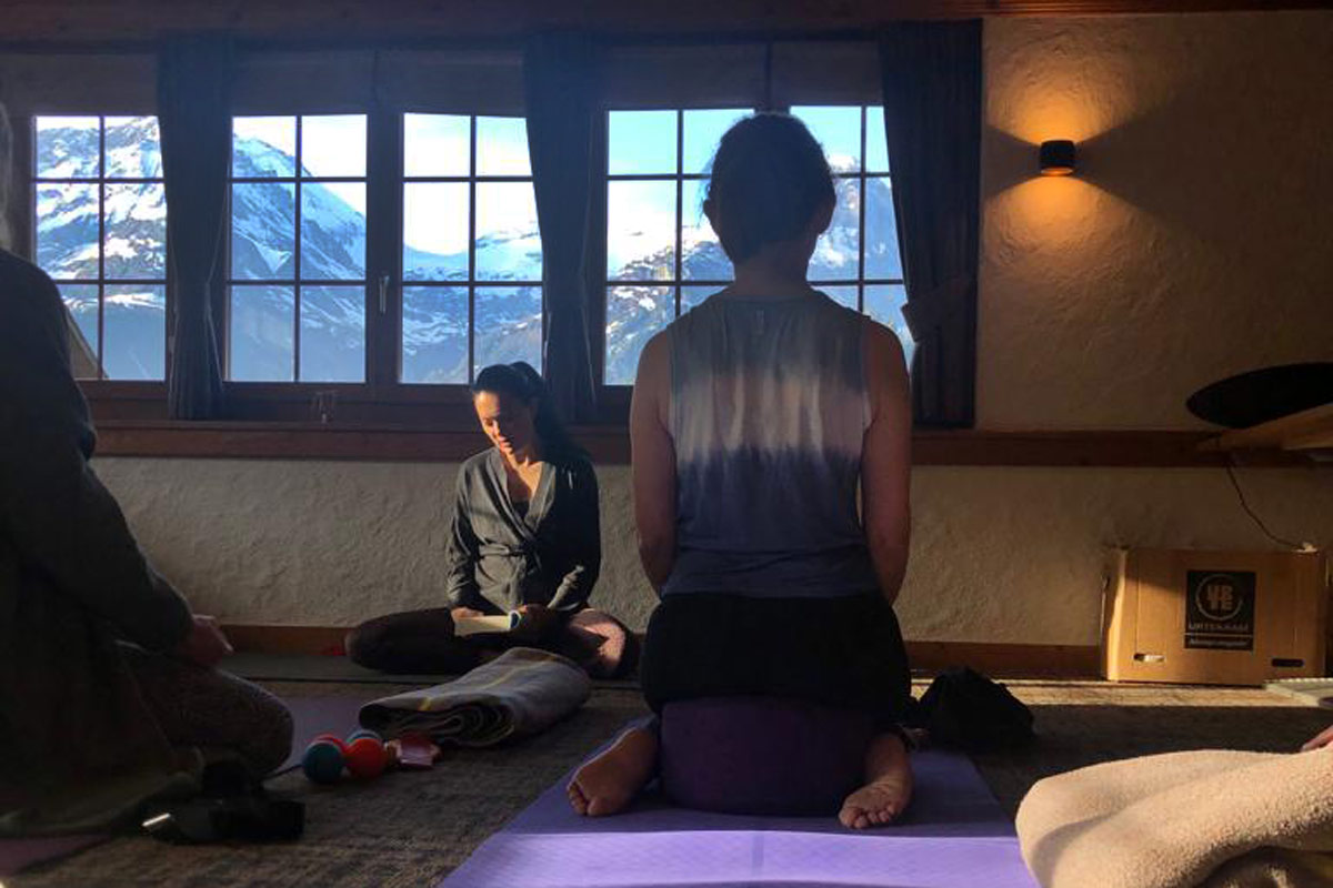Yoga & Meditation retreat in the Alps of Switzerland