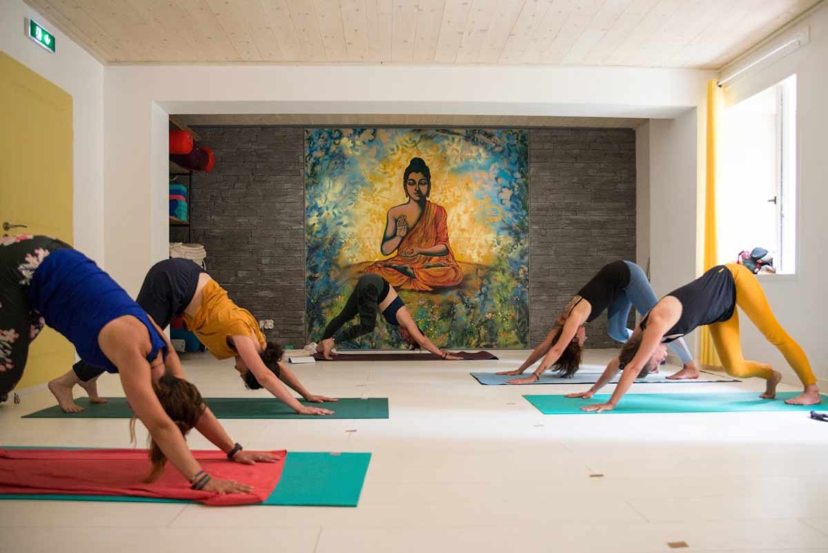 Yoga studio in Cluses, French Alps