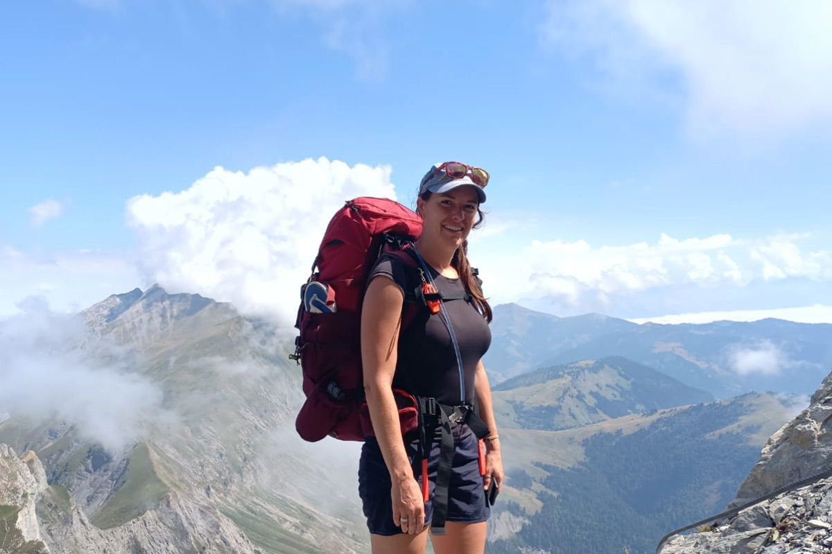 Cathie Pruvot mountain leader in La Clusaz