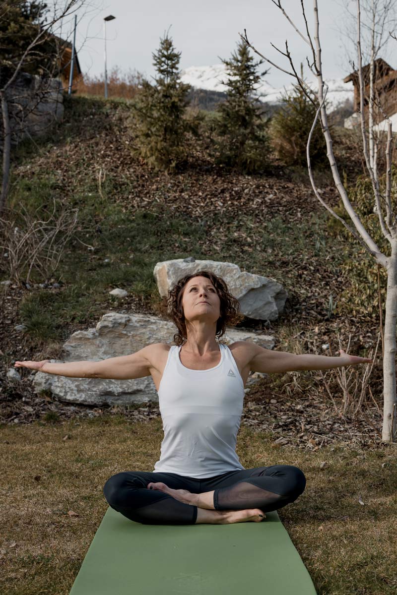 Christel Frieder - Pilates, Fitness and Meditation teacher in Crans Montana, Switzerland