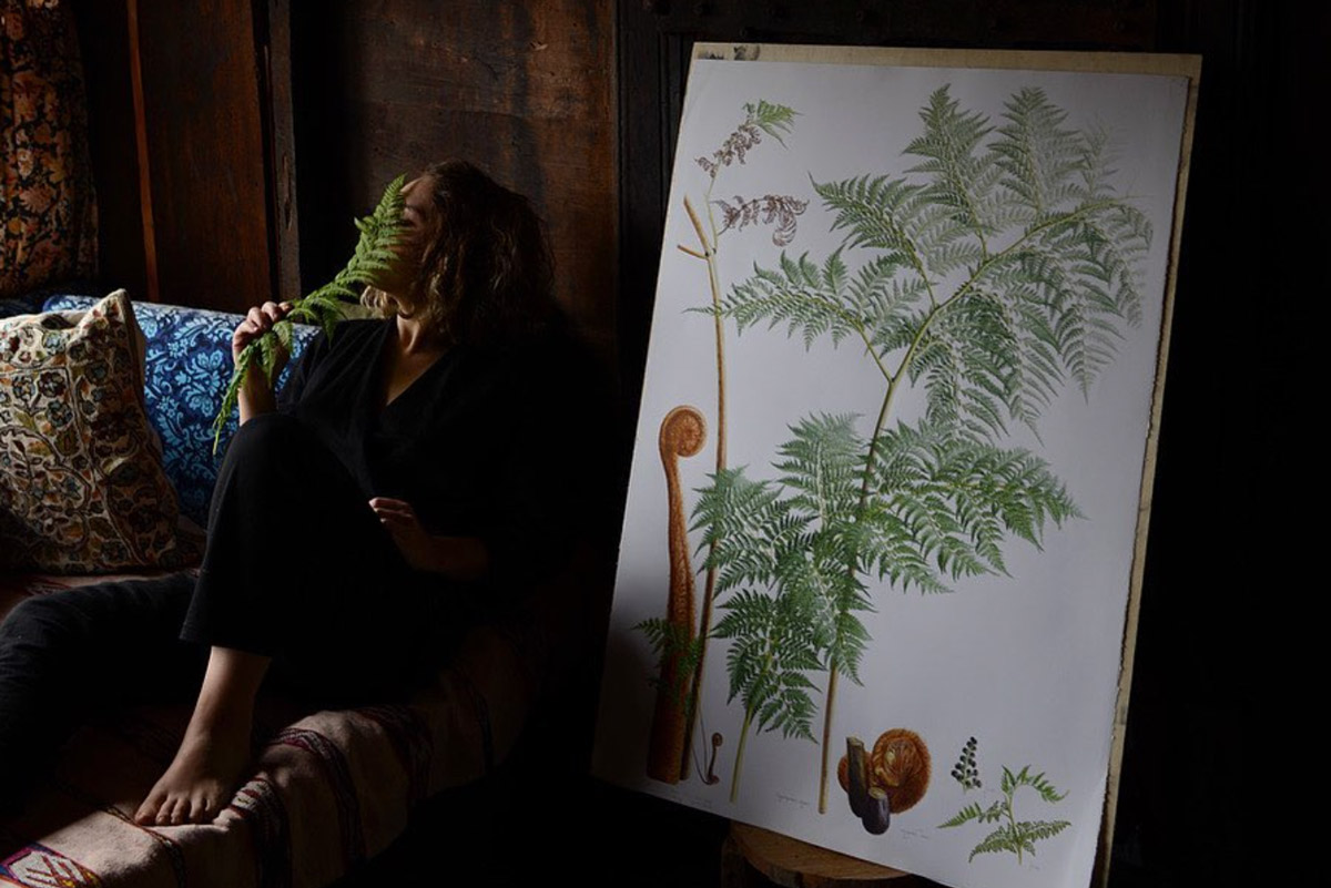 Botanical drawing course in Switzerland with Isik Guner