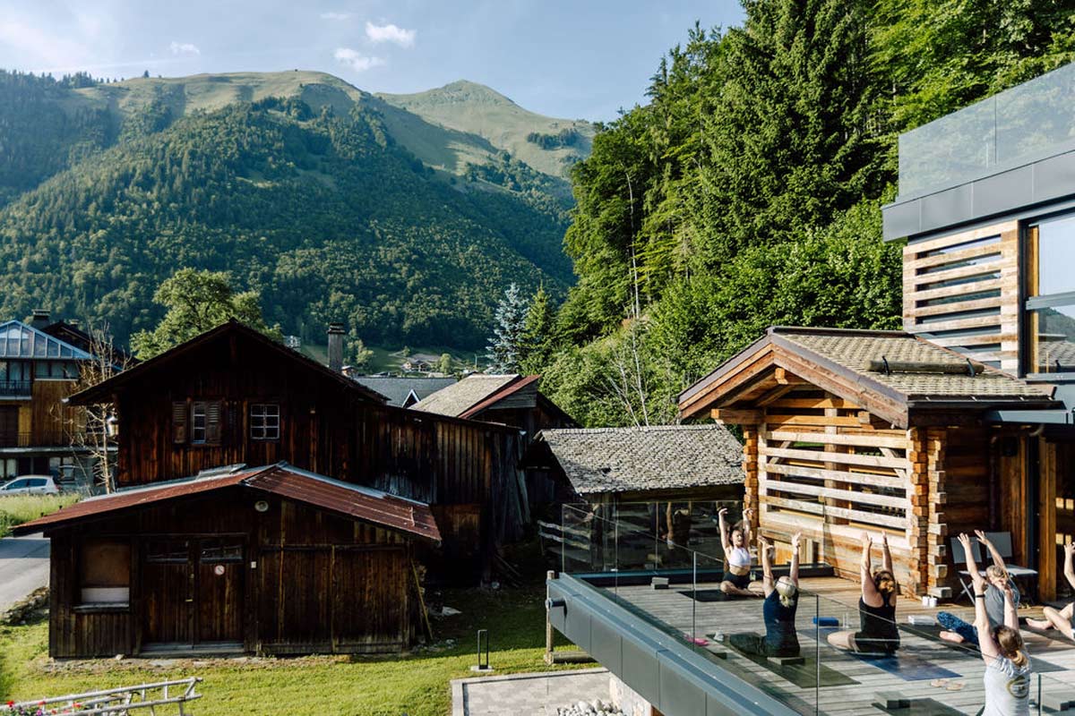 Yoga retreat in the French Alps with Emily Ruth