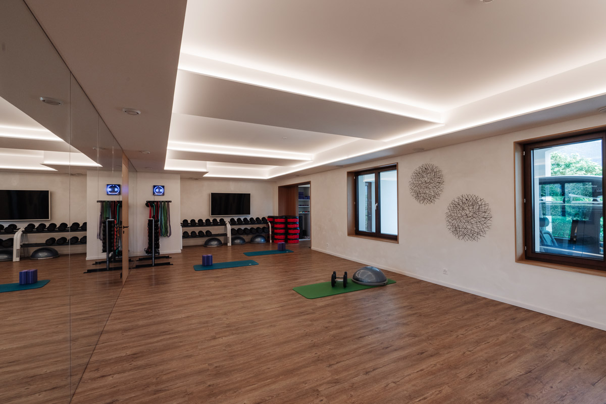 Gym in Hotel Panorama in Crans Montana