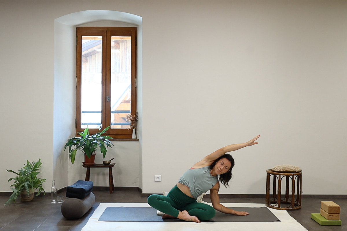 Katie Coldrick - teacher in Yoga Morzine Studio