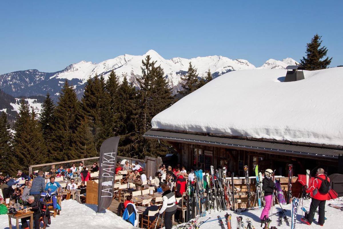La Paika restaurant for Apres ski in Les Gets