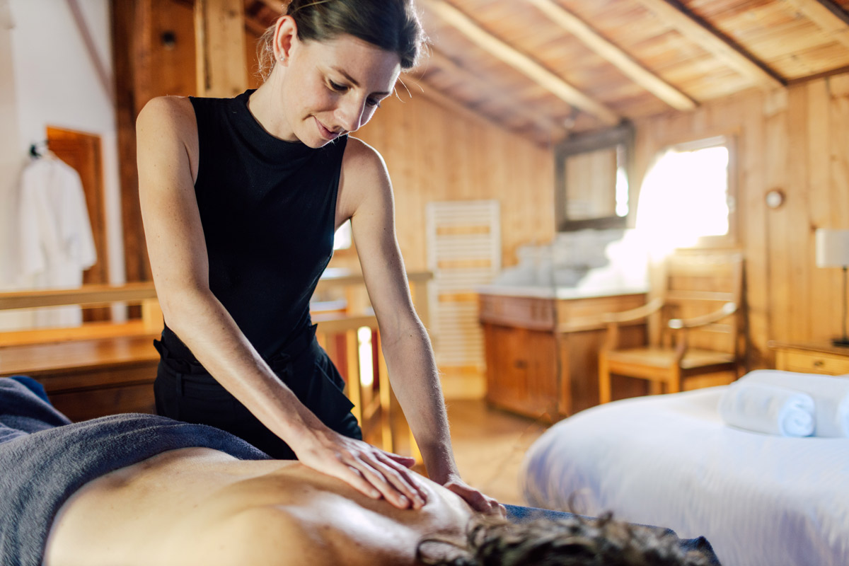 Massage in Morzine by Martha Perry