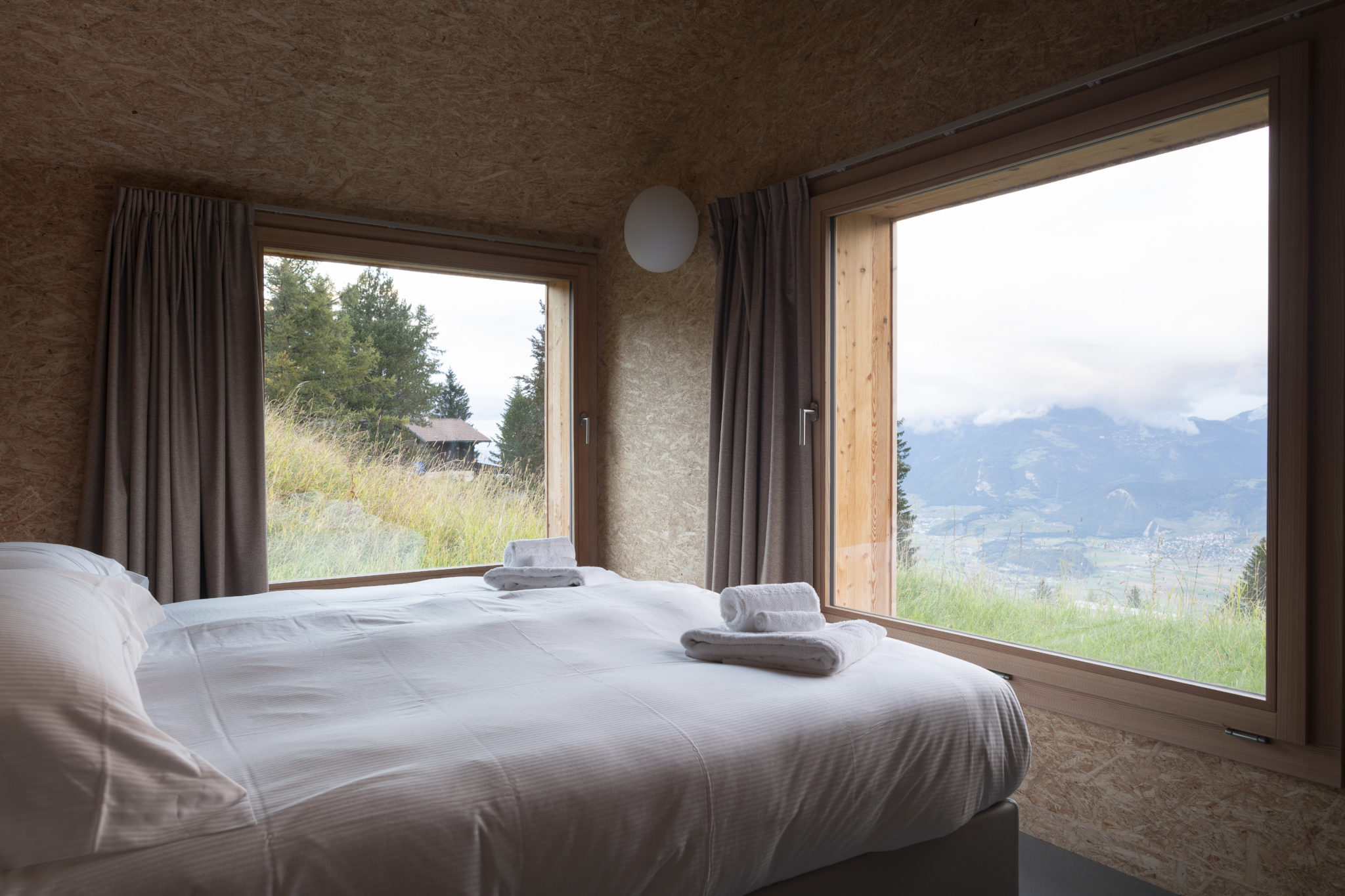 Panoramic view hotel in Switzerland