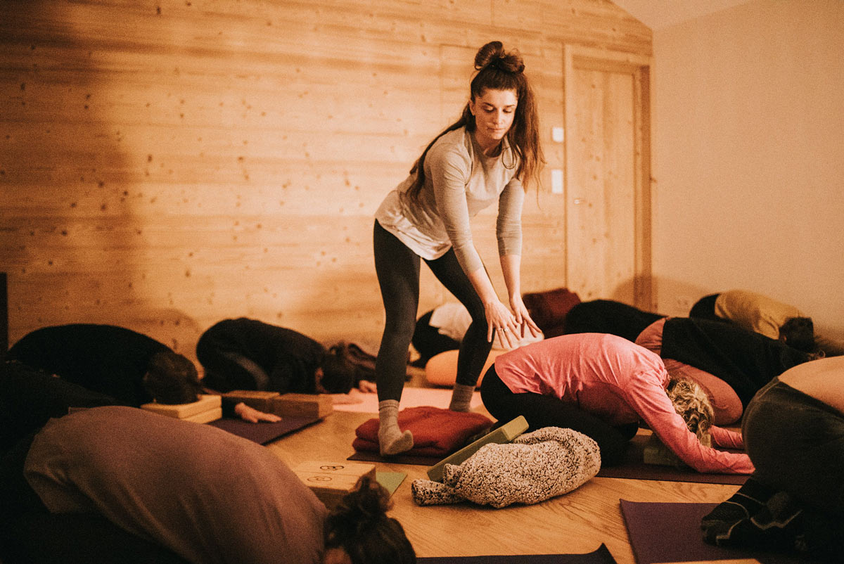 yoga retreat with Emily Ruth in the French Alps