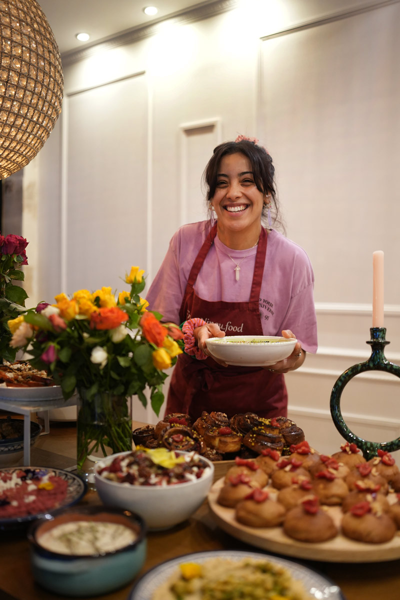 Ninou food - catering an event with vegetarian food