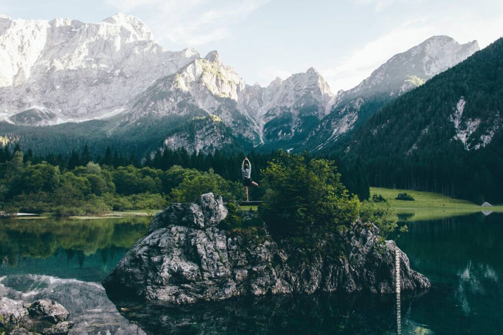 Yoga in the Alps - Unsplash