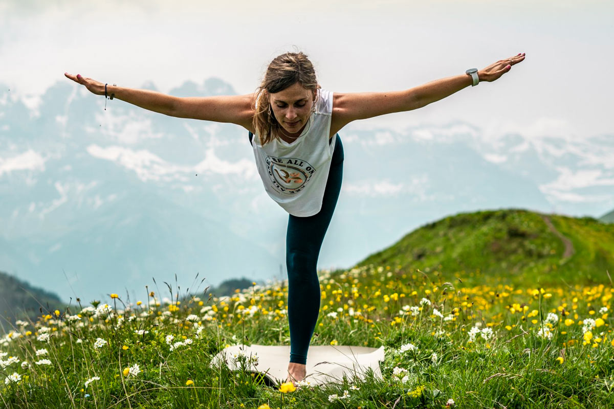 Audrey Cruz Mermy - yoga teacher in Abondance, French Alps