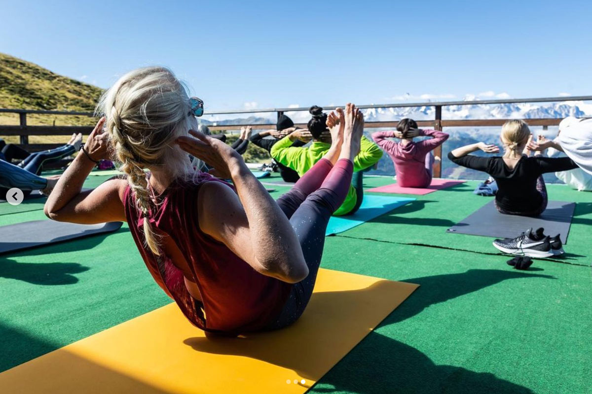 Yoga in the Swiss Alps at Inspire Yoga Festival in Verbier