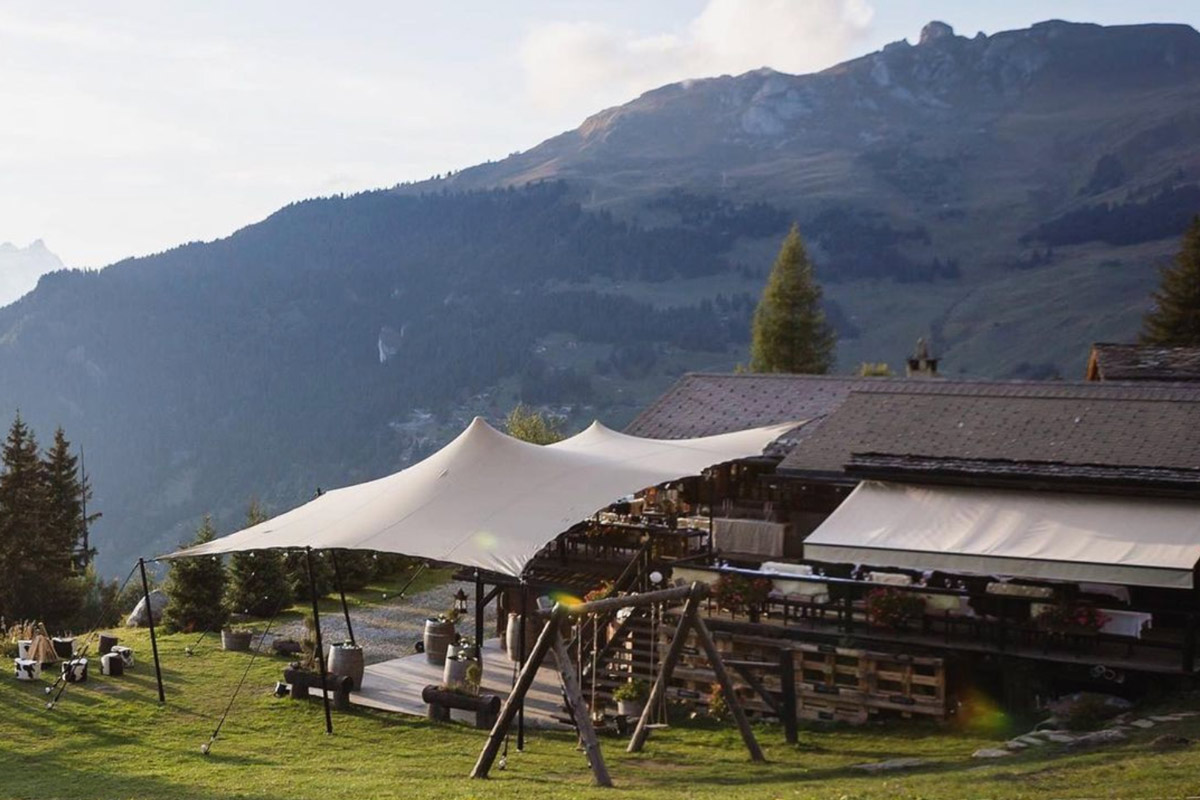 Stunning venue for Inspire Yoga Festival in Verbier the Swiss Alps